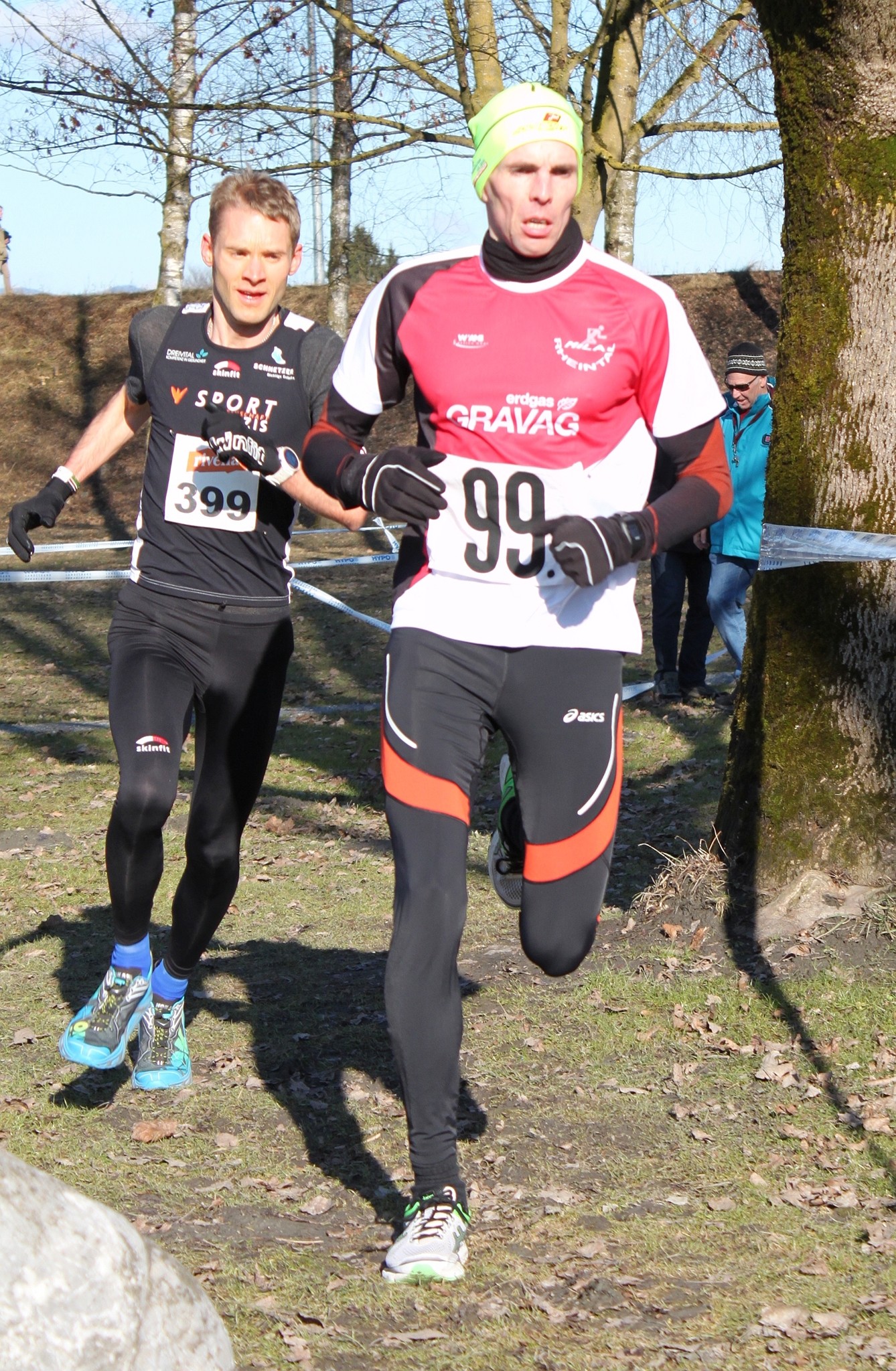 Zoltan vor Ex-Gesamtsieger Thomas Summer