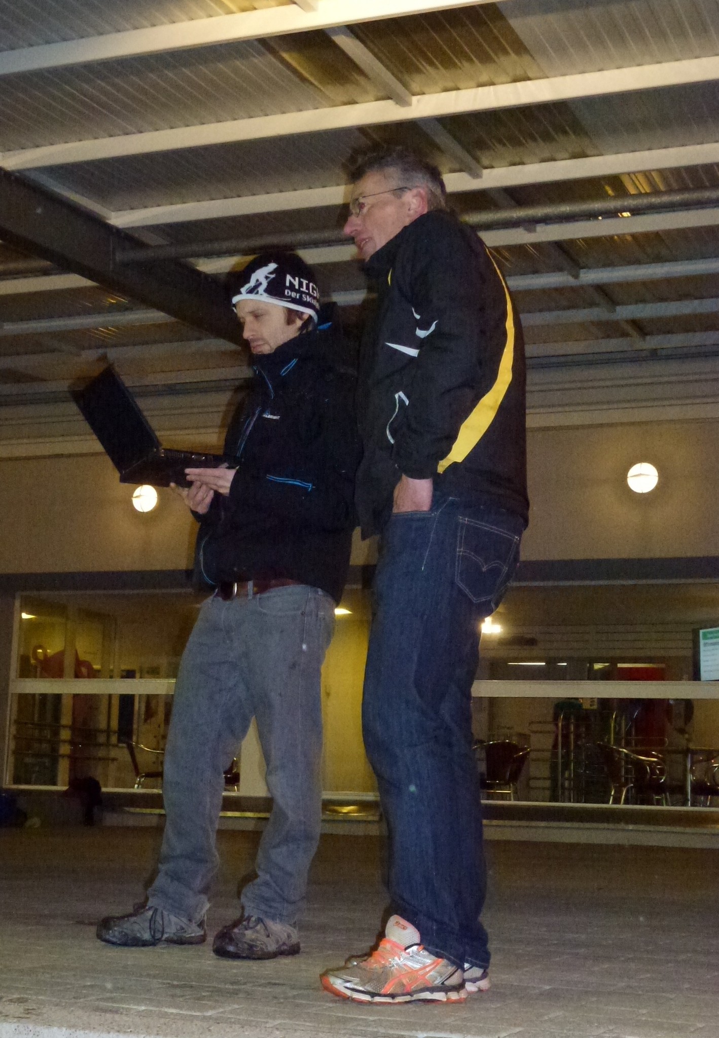 Zeitnehmer Reto und Markus