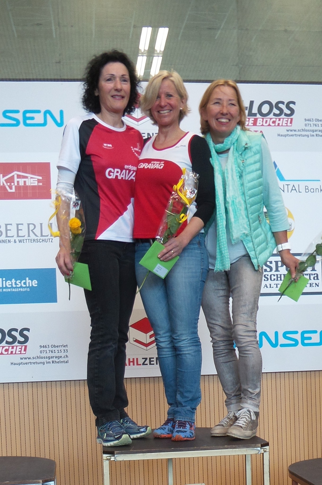 Mila-Doppelsieg 10 Km W55: Irene vor Rina