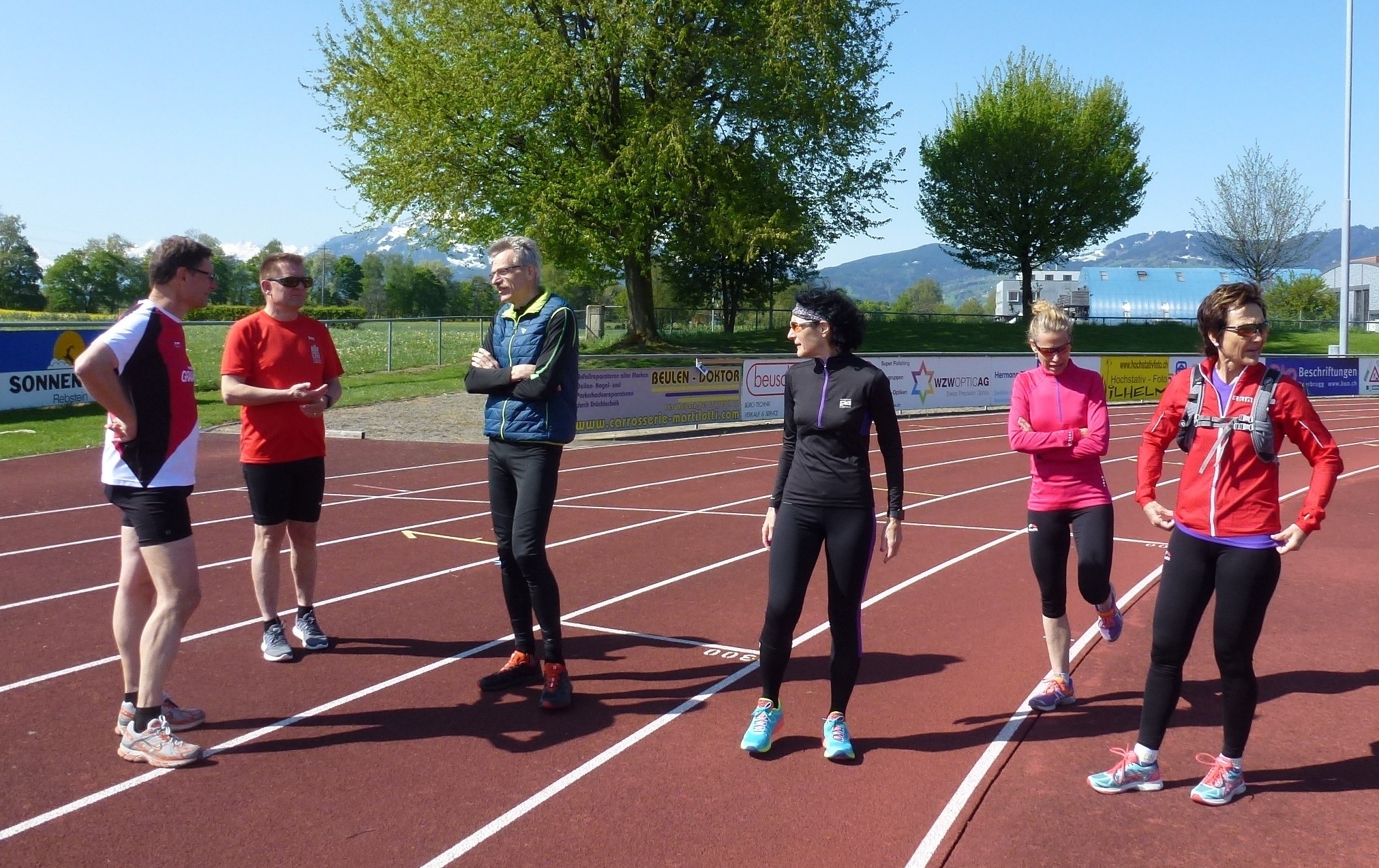 Milas beim Fachsimpeln