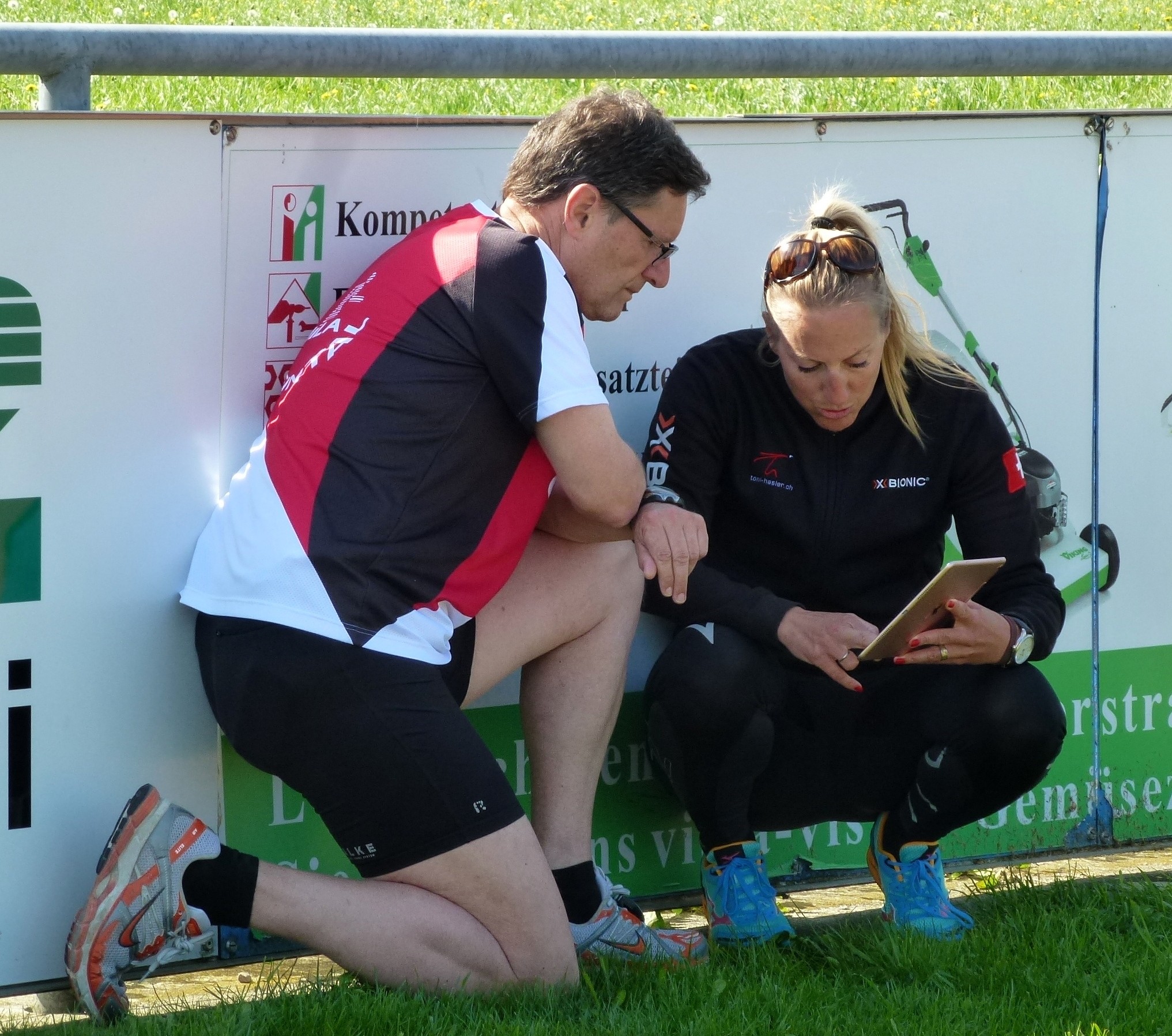 Heinz bei der Analyse