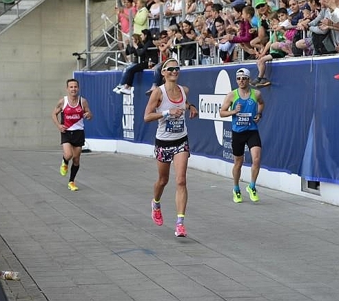 Fredy und Manuel gemeinsam mit der schnellsten Frau (Corina Hengartner)