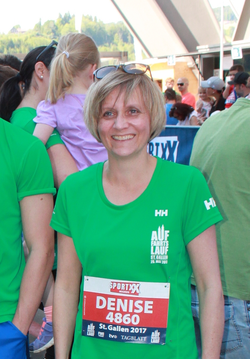 Denise lief die 10 Km