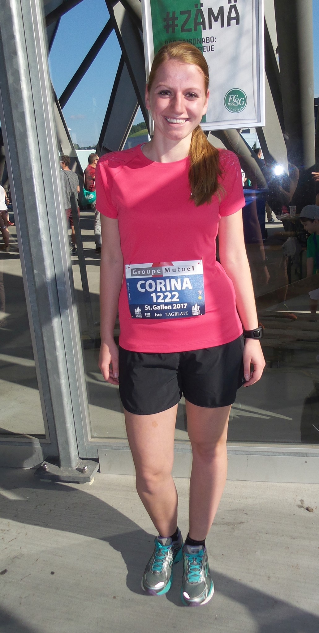 Auch Corina lief den Halbmarathon