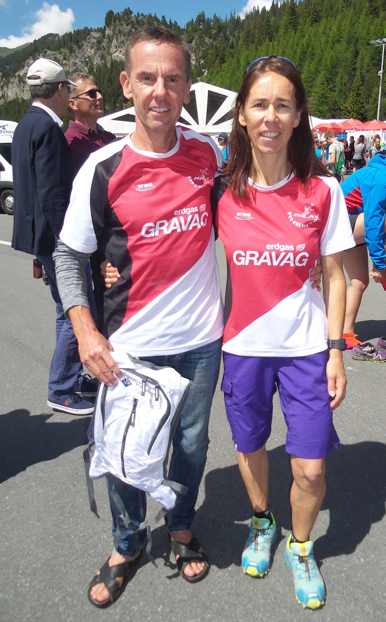 Fredy und Sandra, die beiden Milas, die in diesem Jahr bei den Siegerehrungen aufgerufen wurden.