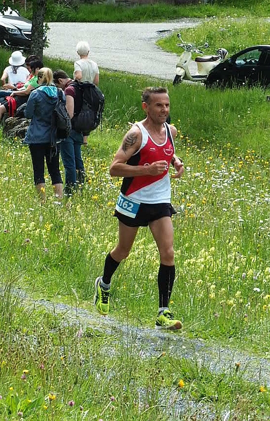 Fredy kurz vor dem Ziel