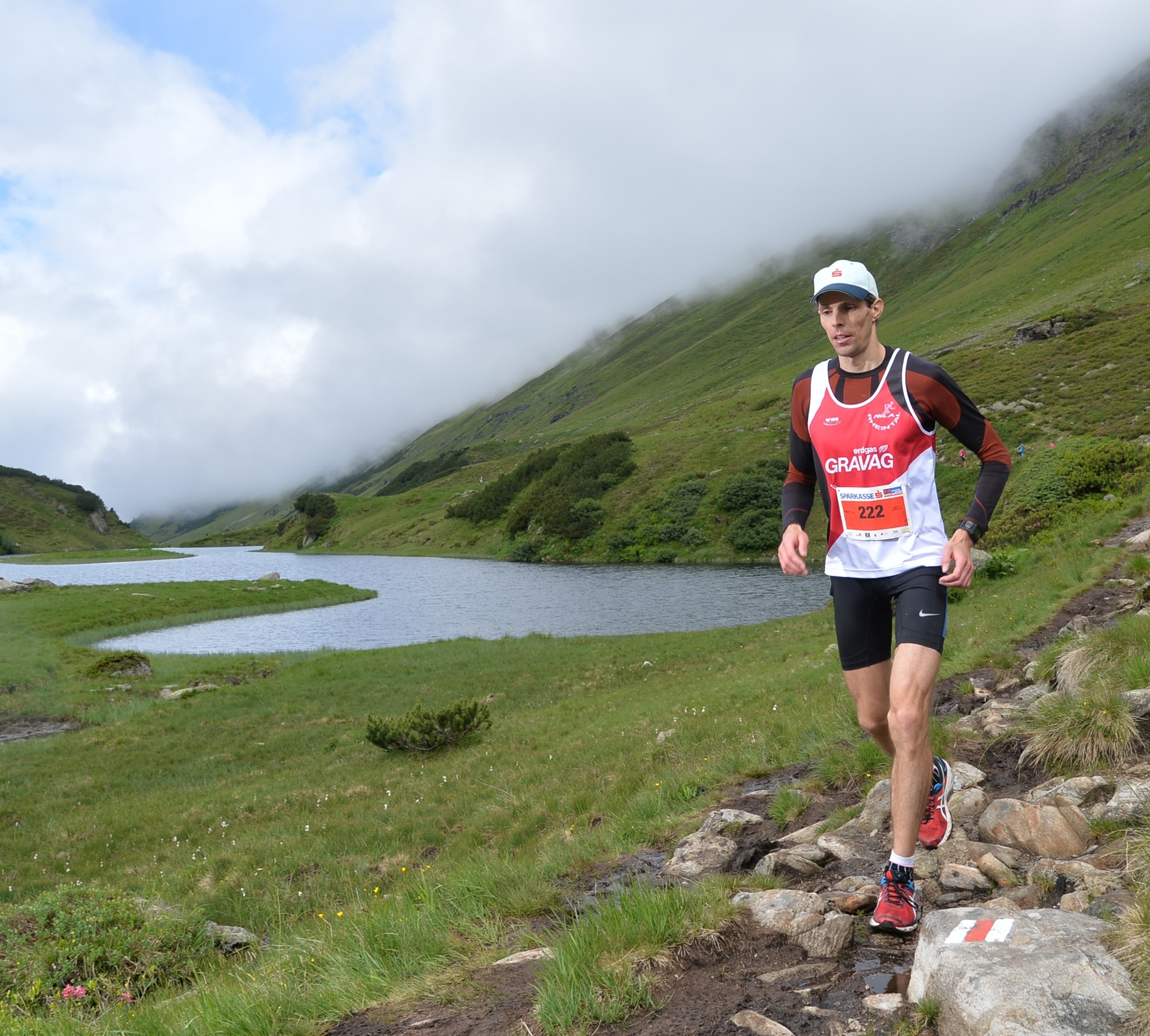 Zoltan auf dem Singletrail