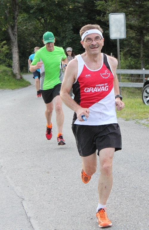 Immer mit einem strahlenden Gesicht unterwegs: hier am MILA-Schwammlauf. Er lief nicht nur, sondern half auch tatkräftig mit.