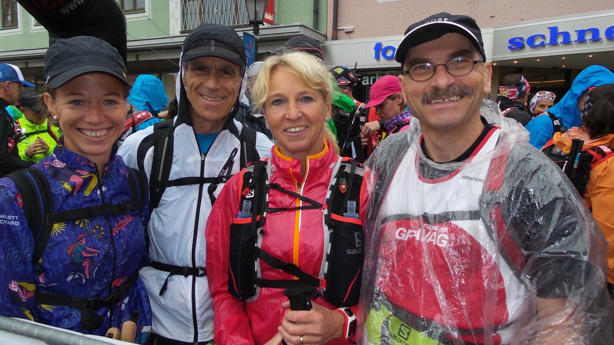 Gemeinsam Wettkämpfe zu bestreiten und zu erleben war etwas vom Grössten für ihn. Start zum 4trails in Garmisch 2014.