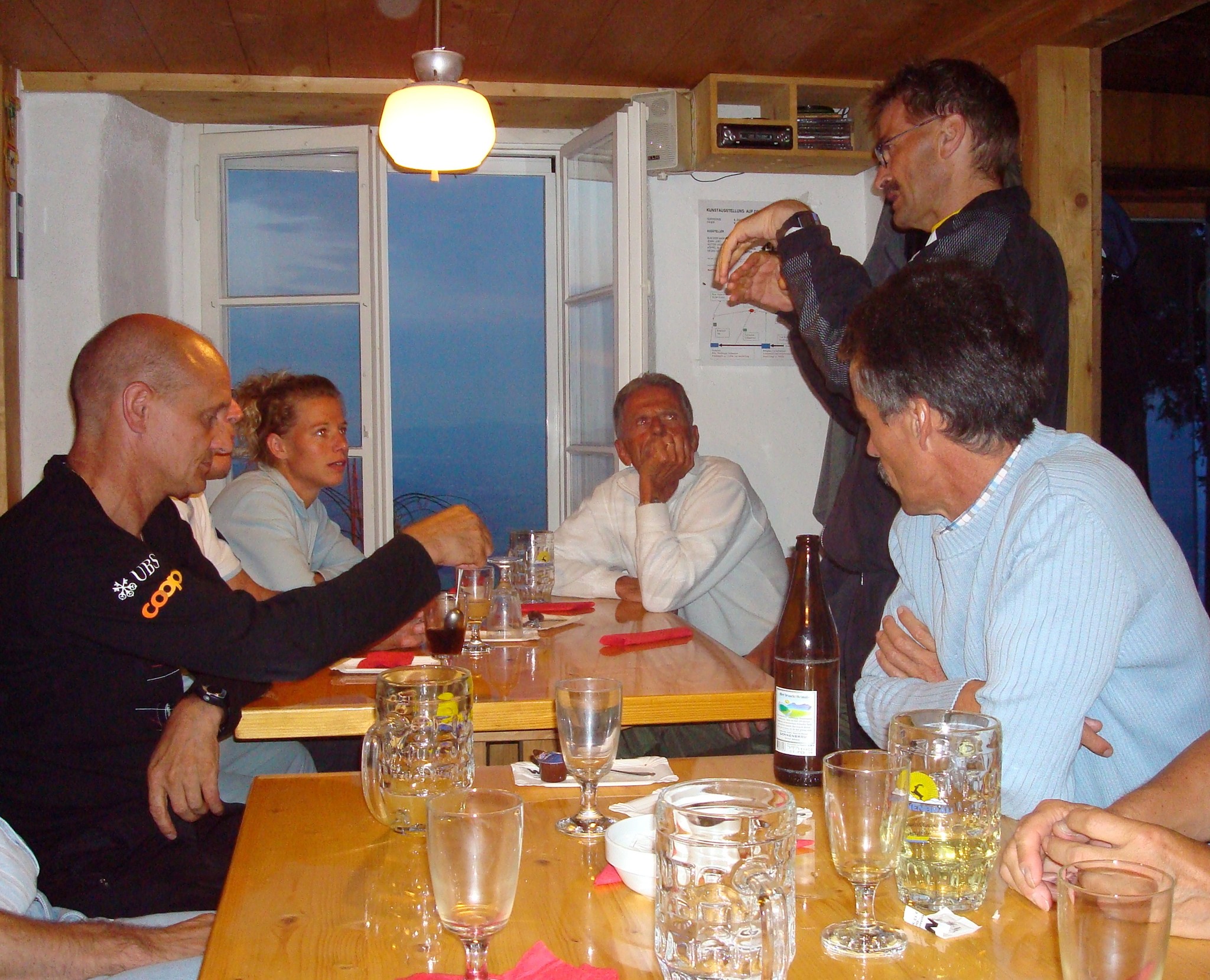 Falls angebracht, ergriff er spontan das Wort wenn es etwas Spannendes zu berichten gab.