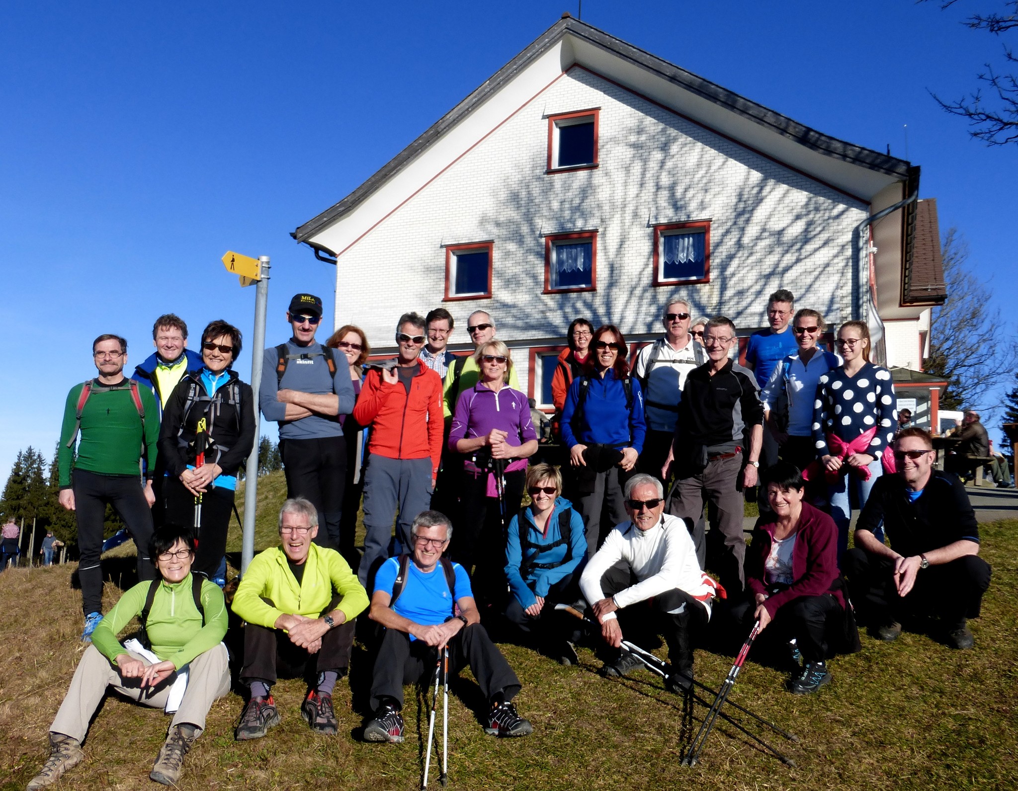 Winterwanderungen ohne Felix: das gab’s eigentlich nie. Gäbris 2015