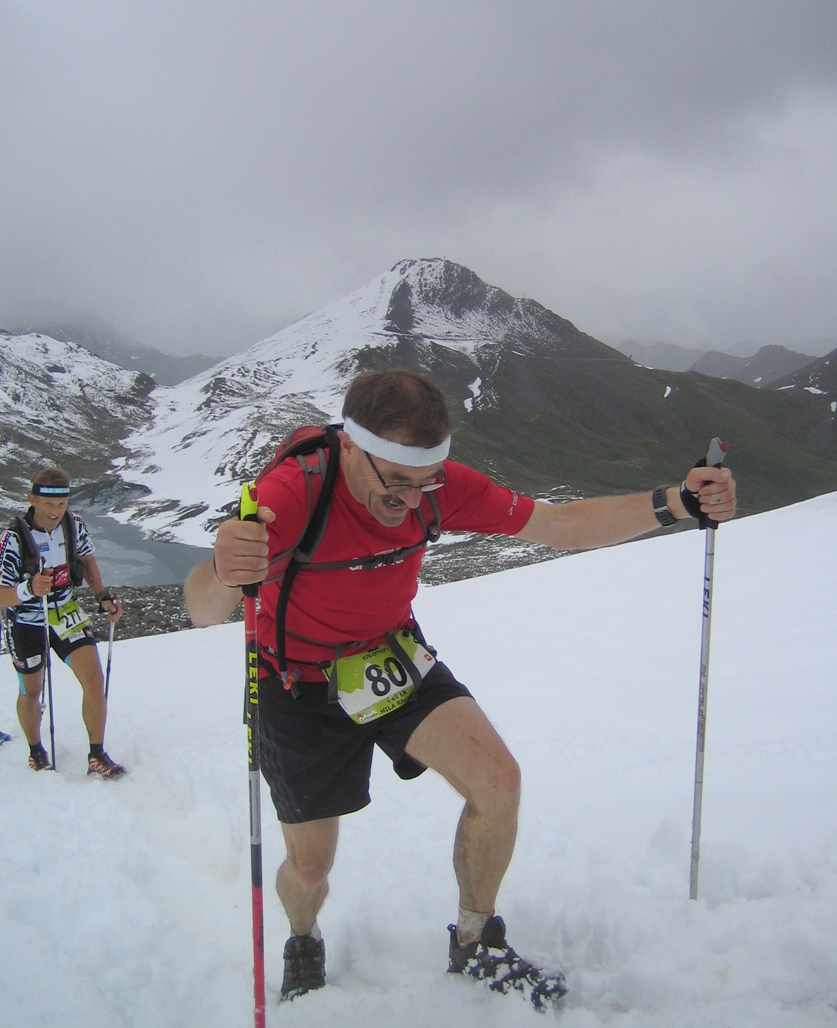 Hier war er im Element: das Erklimmen eines Berges oder Passes, wie…