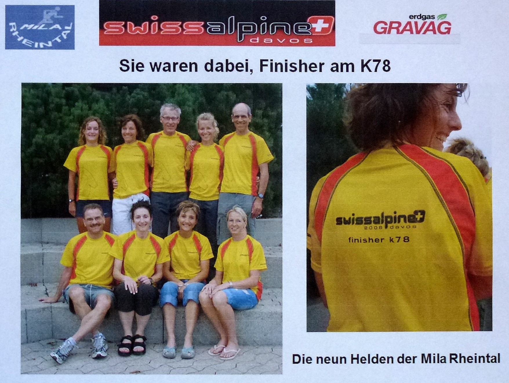 … seinen MILA-Freunden geschenkt, welche ebenfalls zusammen mit ihm den K78 absolvierten.