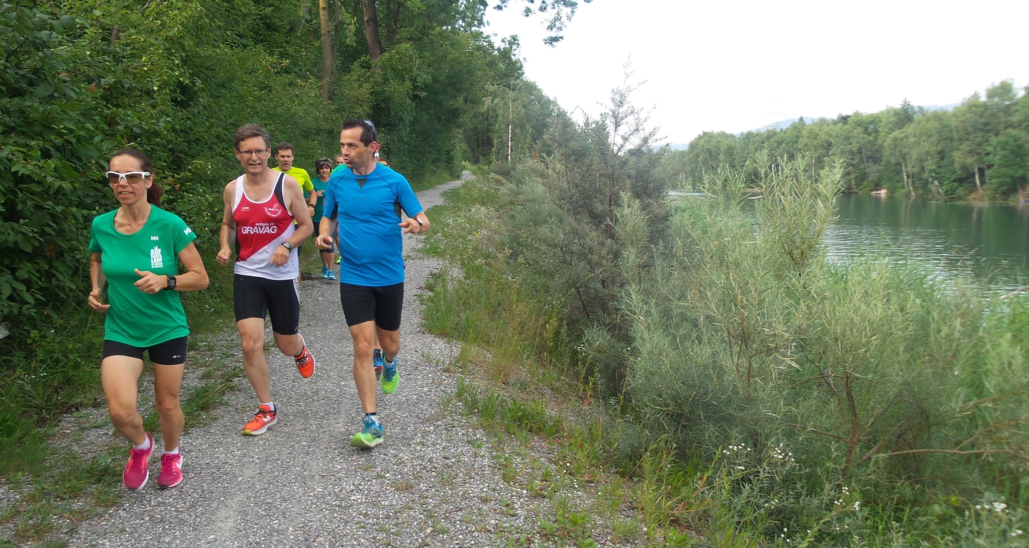 Mehr oder weniger immer dem Wasser entlang