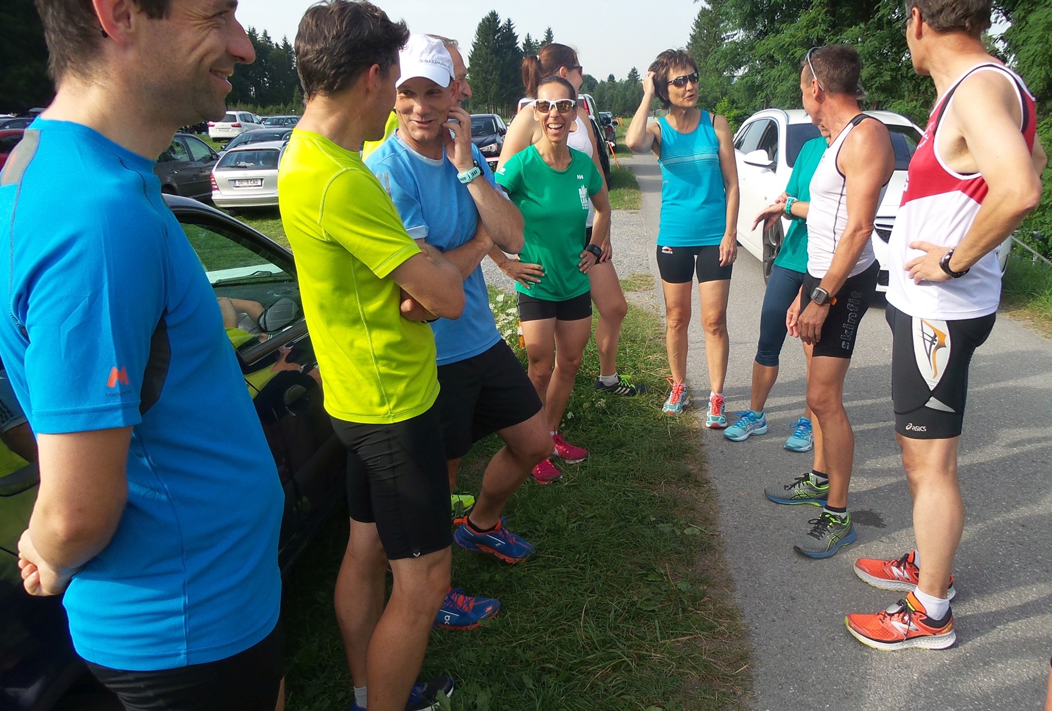 Sandra begrüsst zur «Diepoldsauer-Runde»