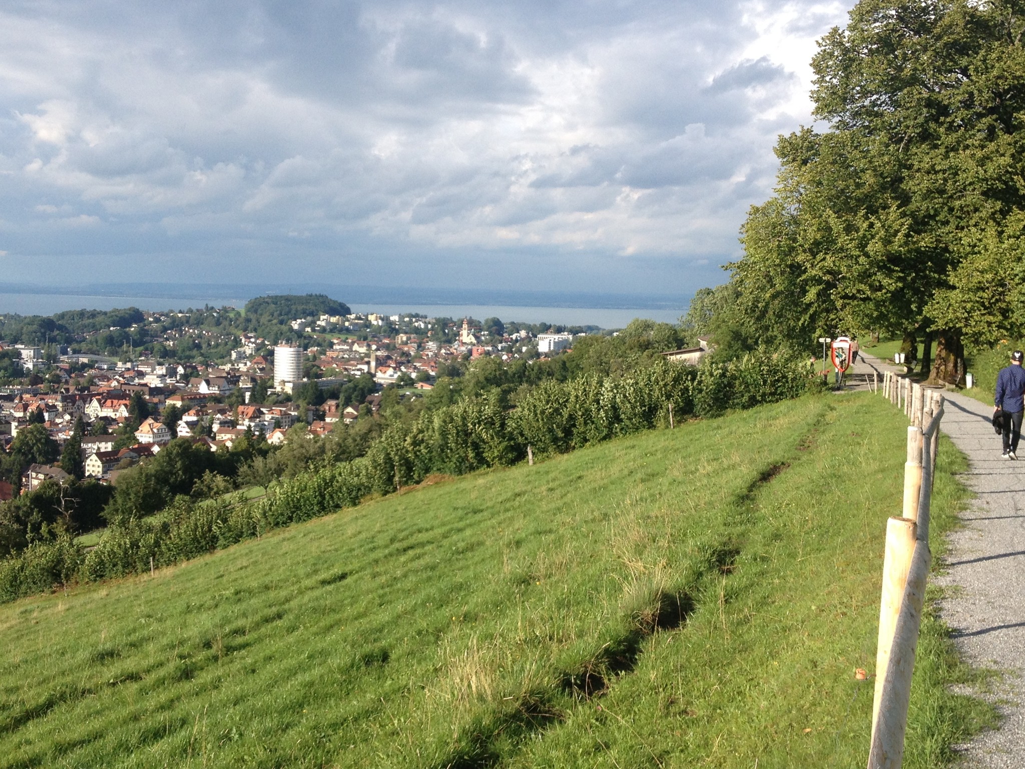 Blick bis zum Bodensee
