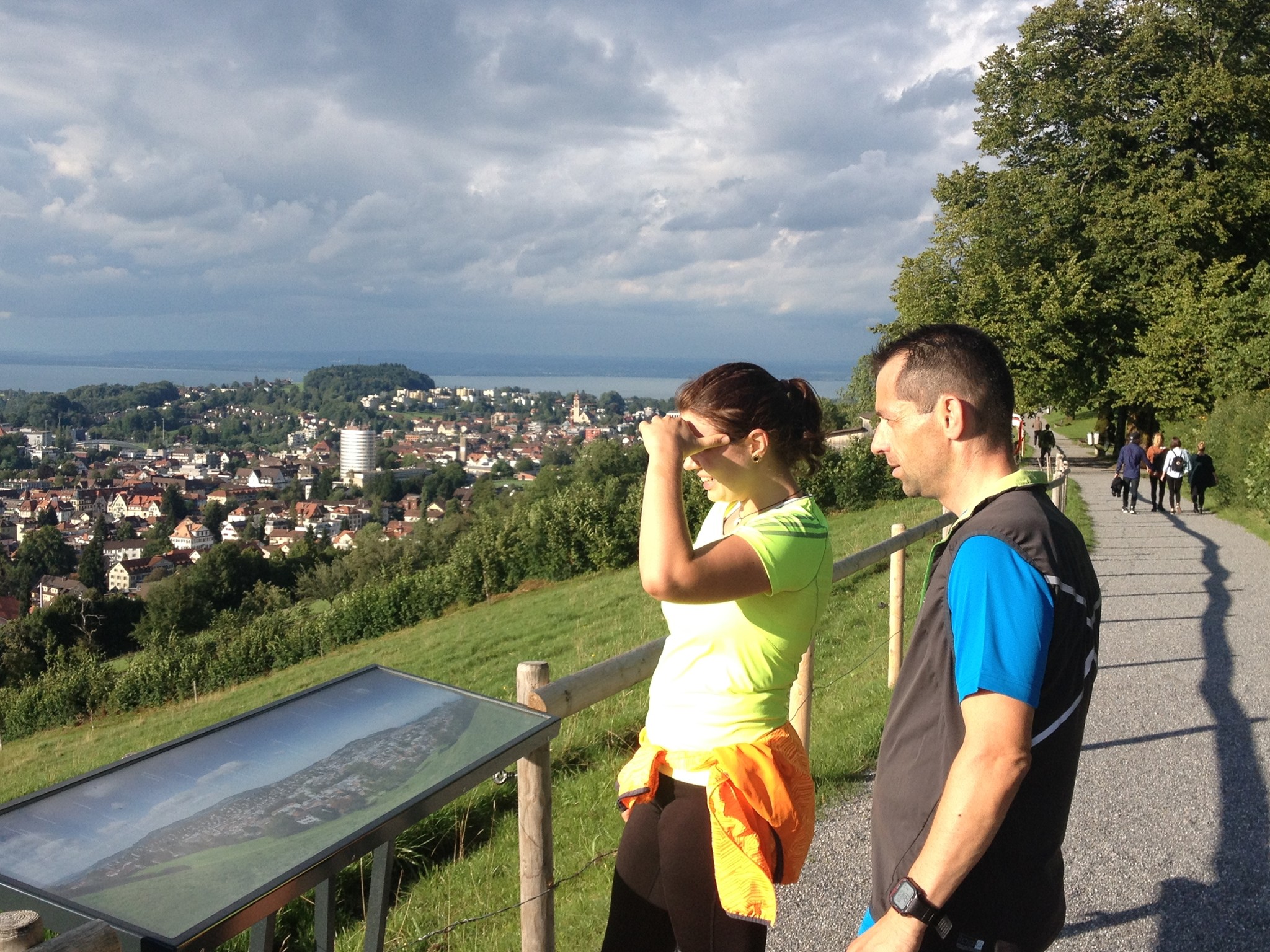Beim Sommerprogramm auch Zeit um die Aussicht zu geniessen