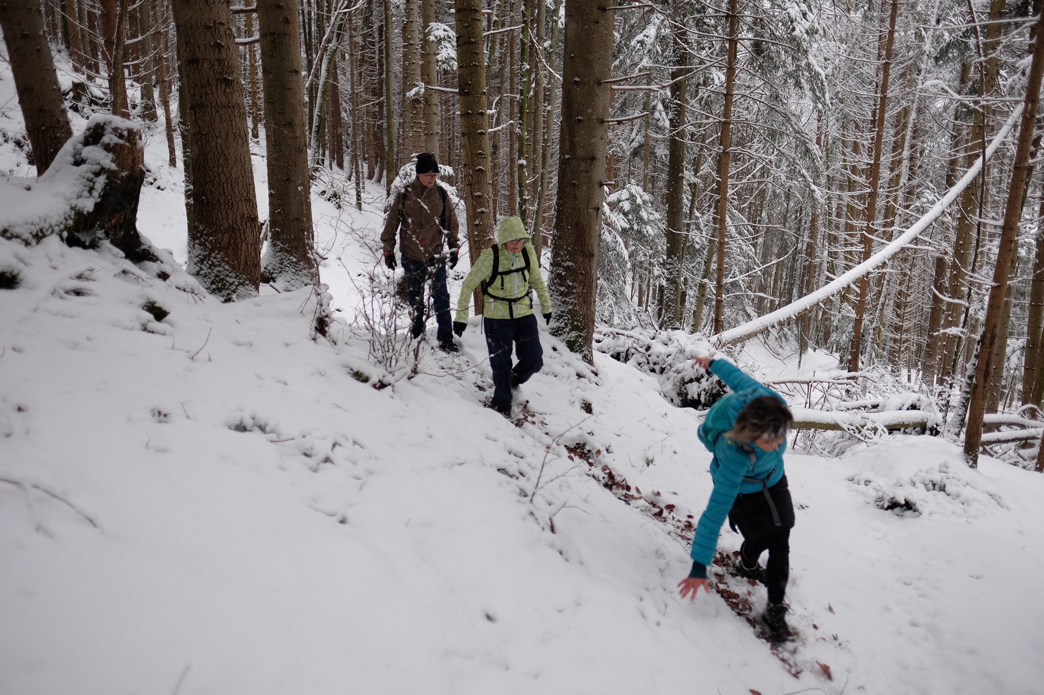 manchmal etwas rutschig.