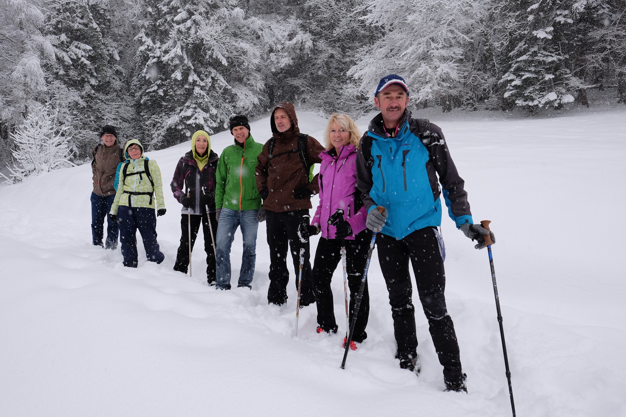 Weit und breit die einzigen Wanderer..