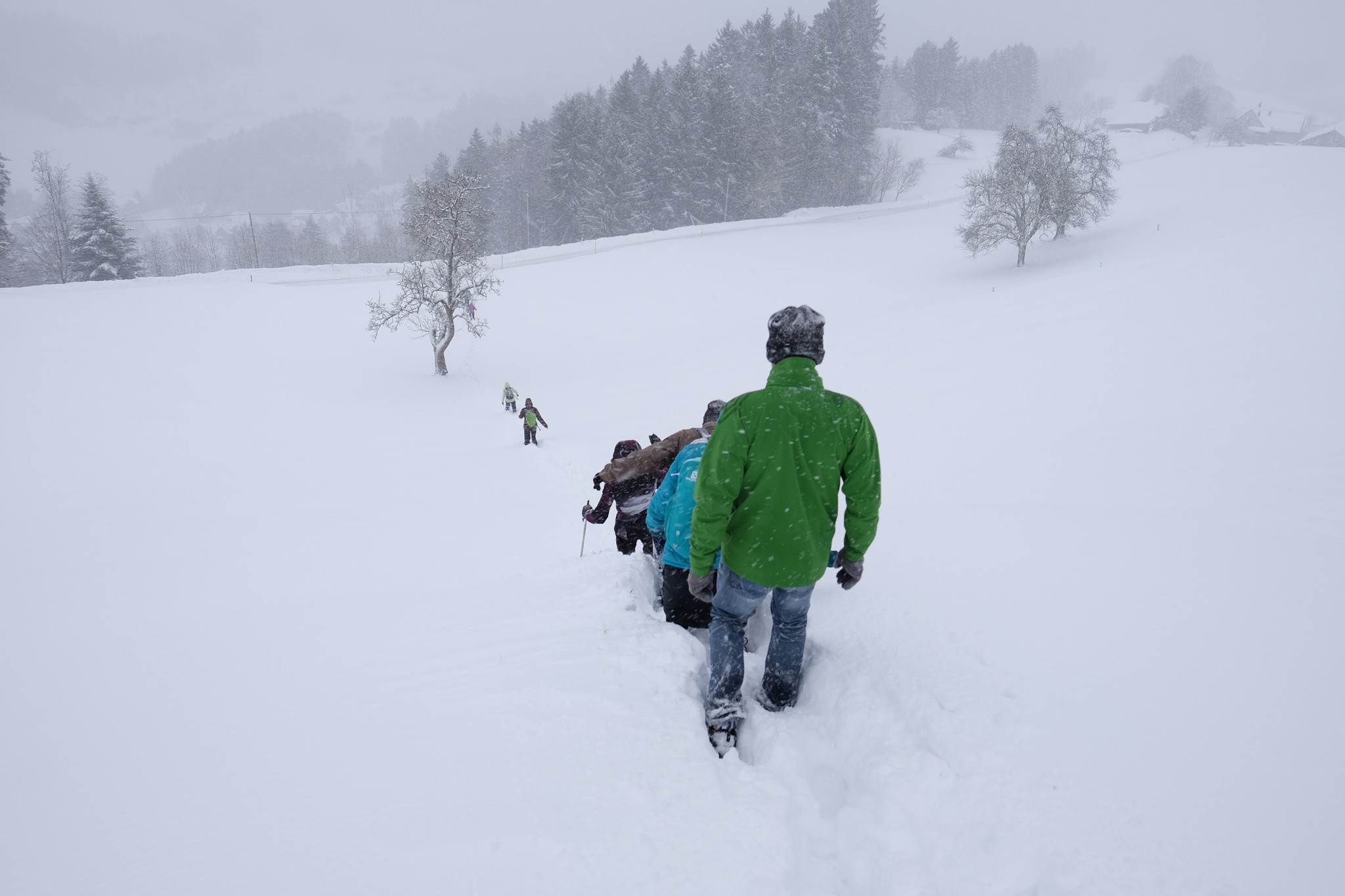 Richtung Restaurant Grüner Baum