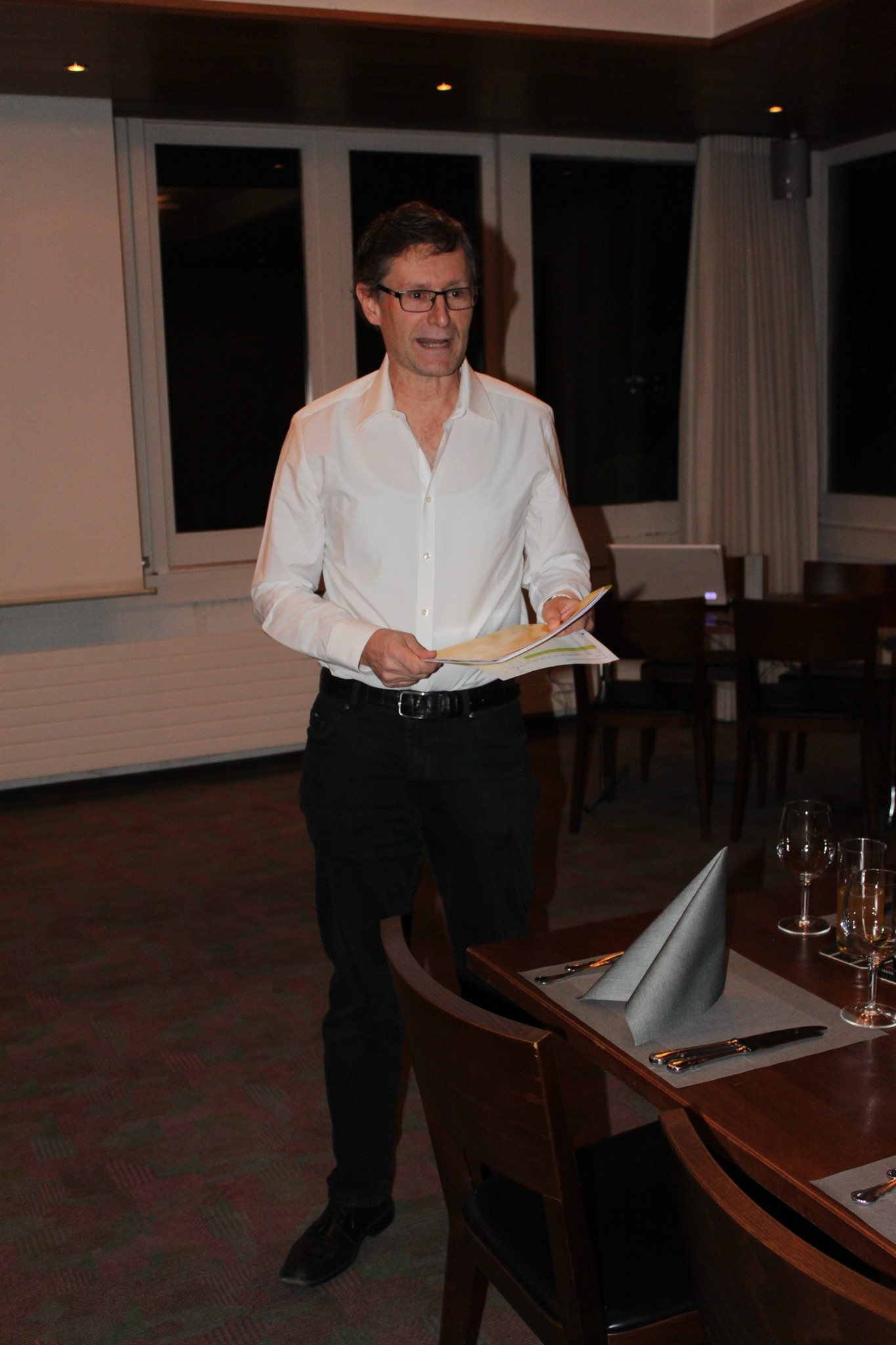 Präsident Heinz Brunner