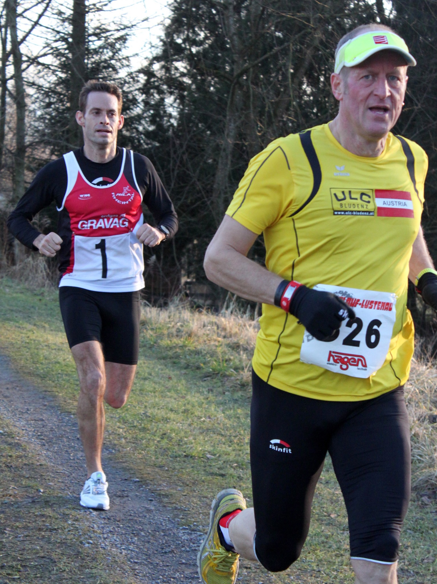 Mathias eilt dem Ziel entgegen