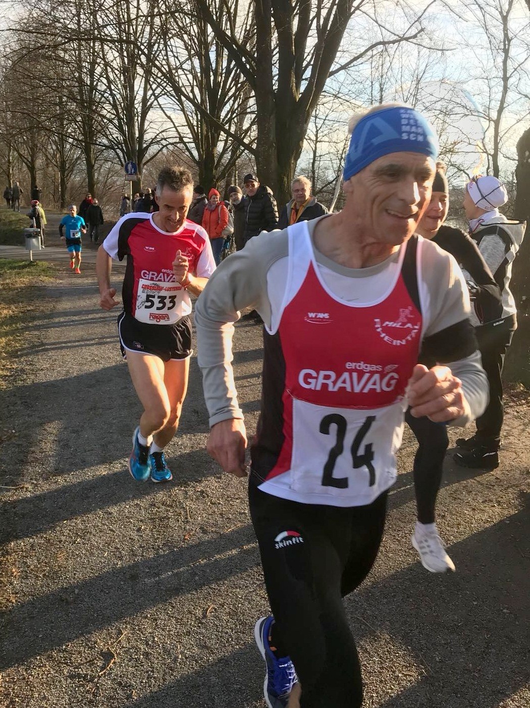 Berni vor Andrea und Rolf