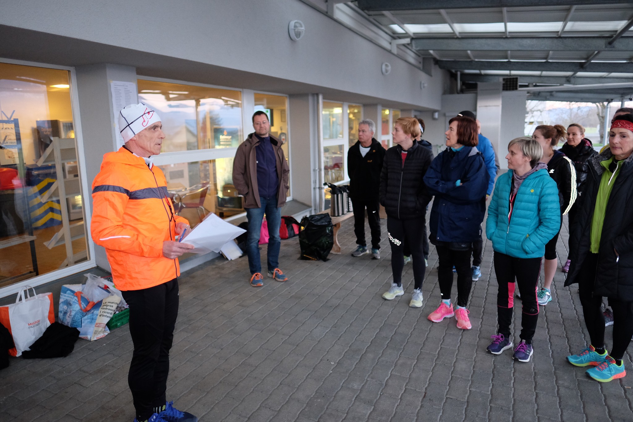 Berni gibt Instruktionen