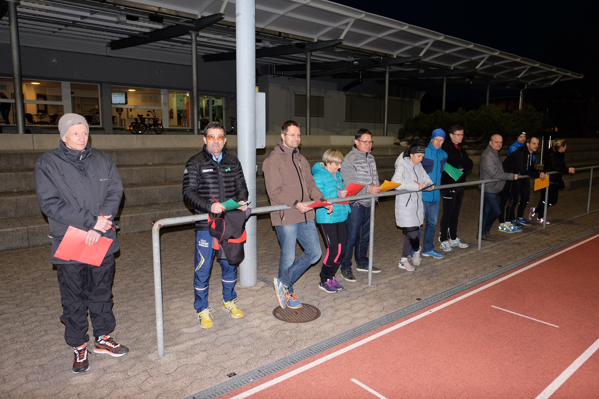 1. Gruppe beim Runden zählen