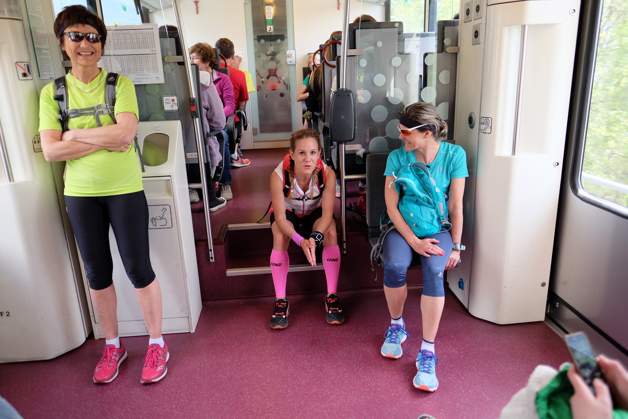 Im Zug nach Goldrain