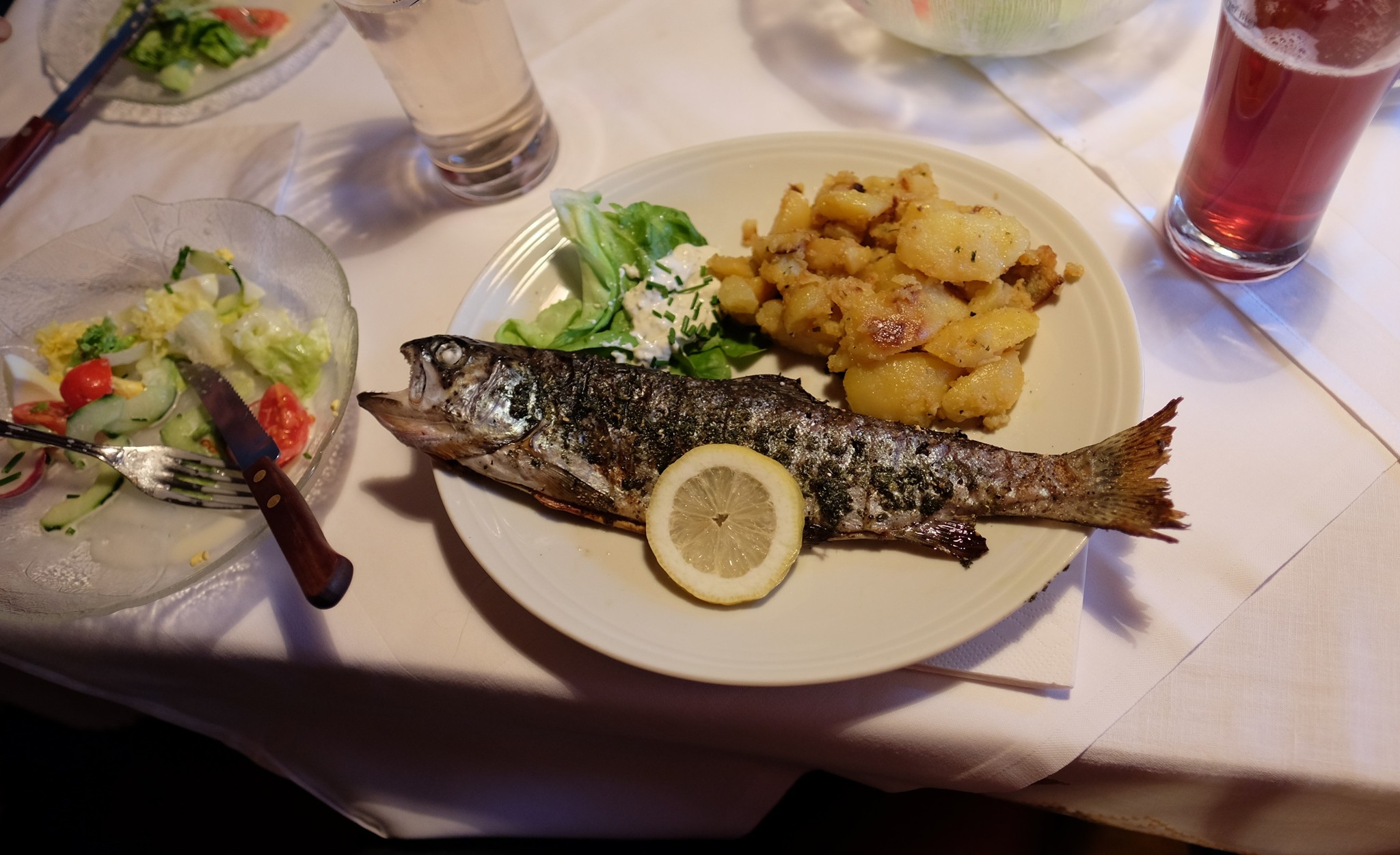 frische Forellen lecker