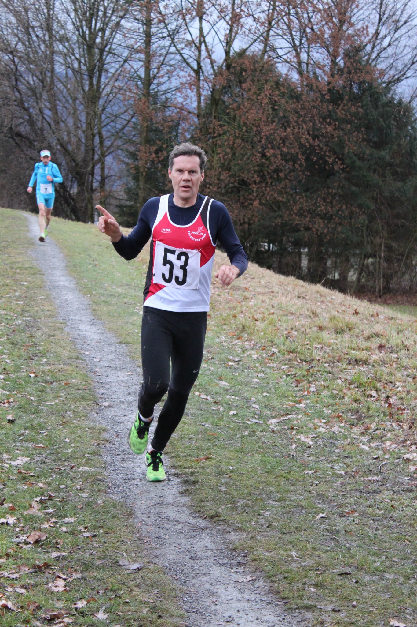 Guido stürmt dem Ziel entgegen