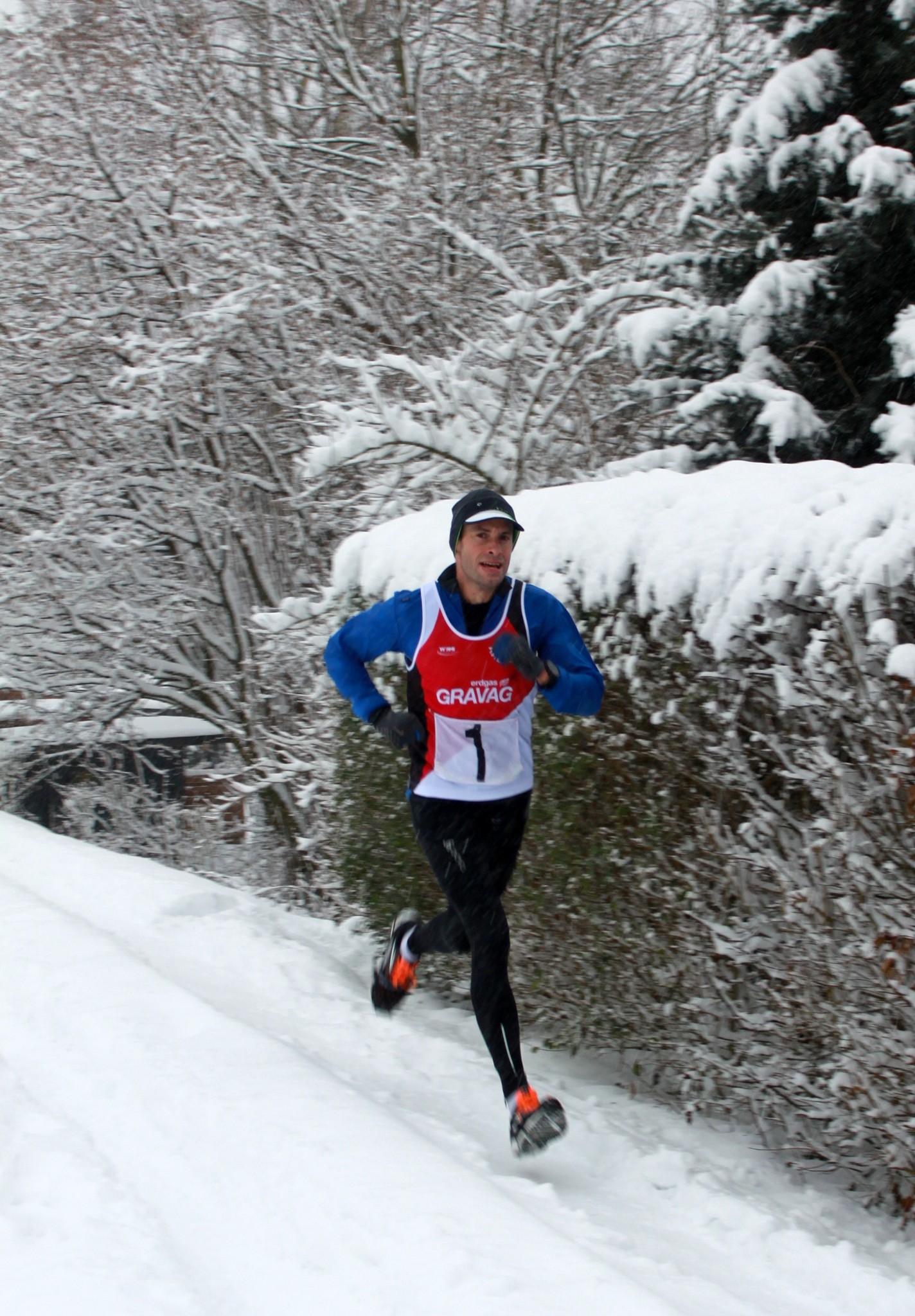 Mathias stets auf Platz 2 laufend