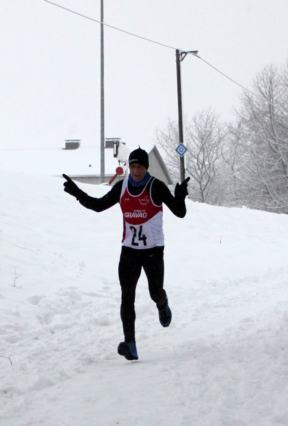 Berni beim Zieleinlauf