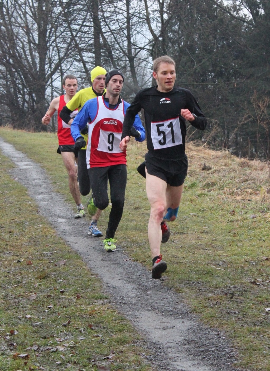 Thomas Summer vor Mathias Nüesch, Christoph Schefer und Patrick Spettel