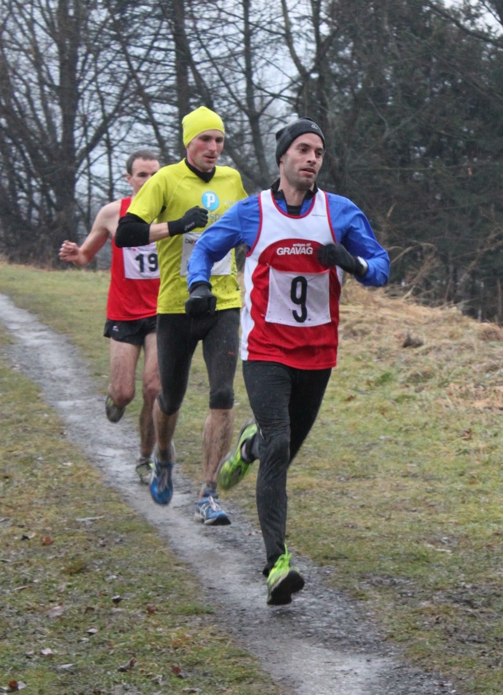 Mathias, Christoph und Patrick auf der Verfolgung des Führenden Summer.