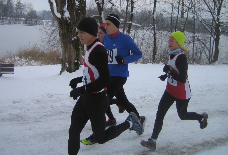 Berni mit Denise an den Fersen