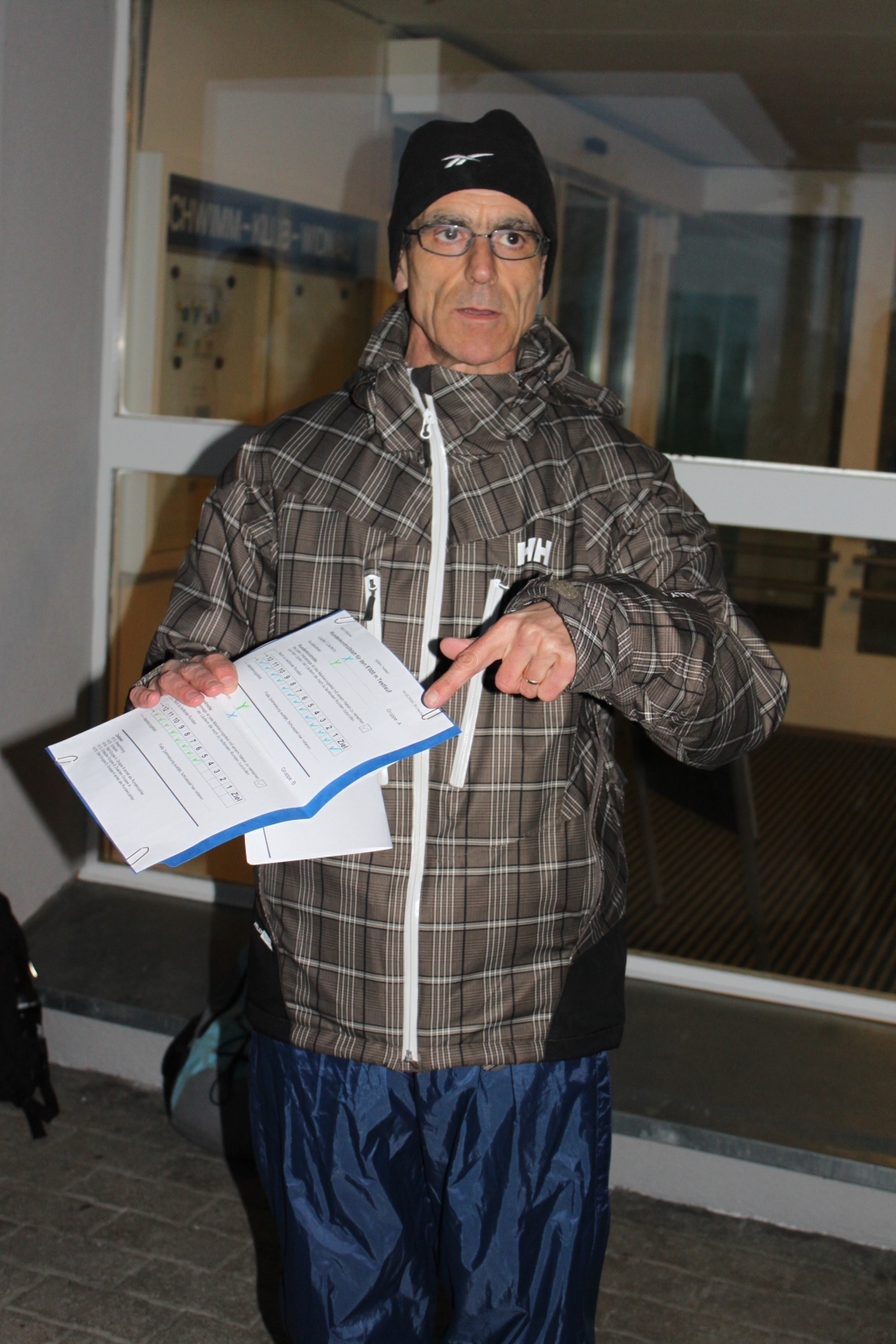 Berni erklärt den Wettkampfablauf