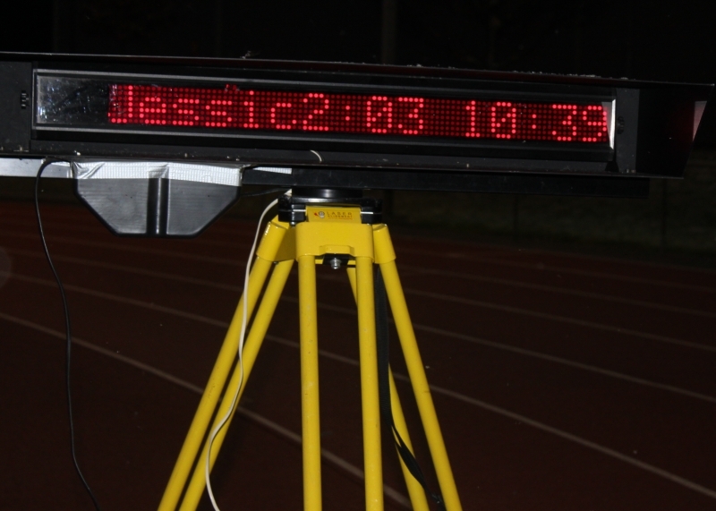 Display mit Zwischenzeiten