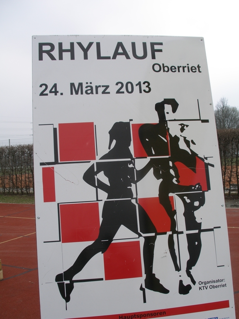 Der Rhylauf 2013 ging bei saukaltem Wetter auf der bekannten Strecke über die Bühne.