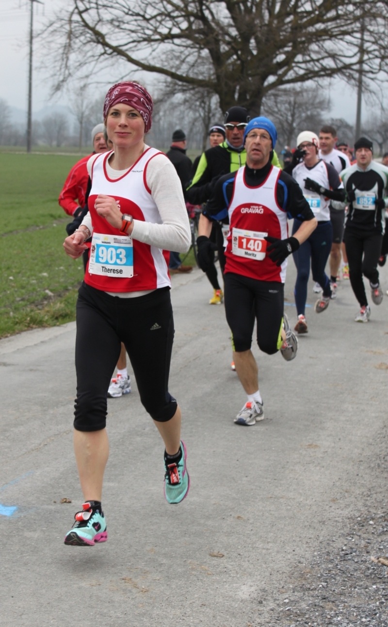 Therese Stieger lief den 9 km-Run.