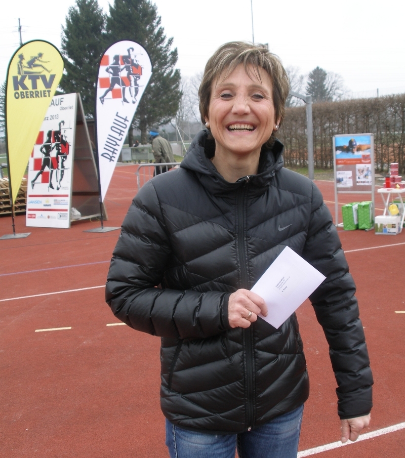 Auch Doris Lüchinger durfte ein Preis in Empfang nehmen.
