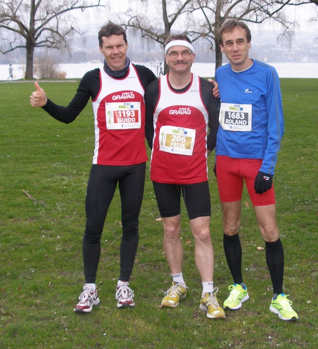 Guido und Felix, die beiden Mila sowie Roland Gächter aus Oberriet sind zum Start bereit