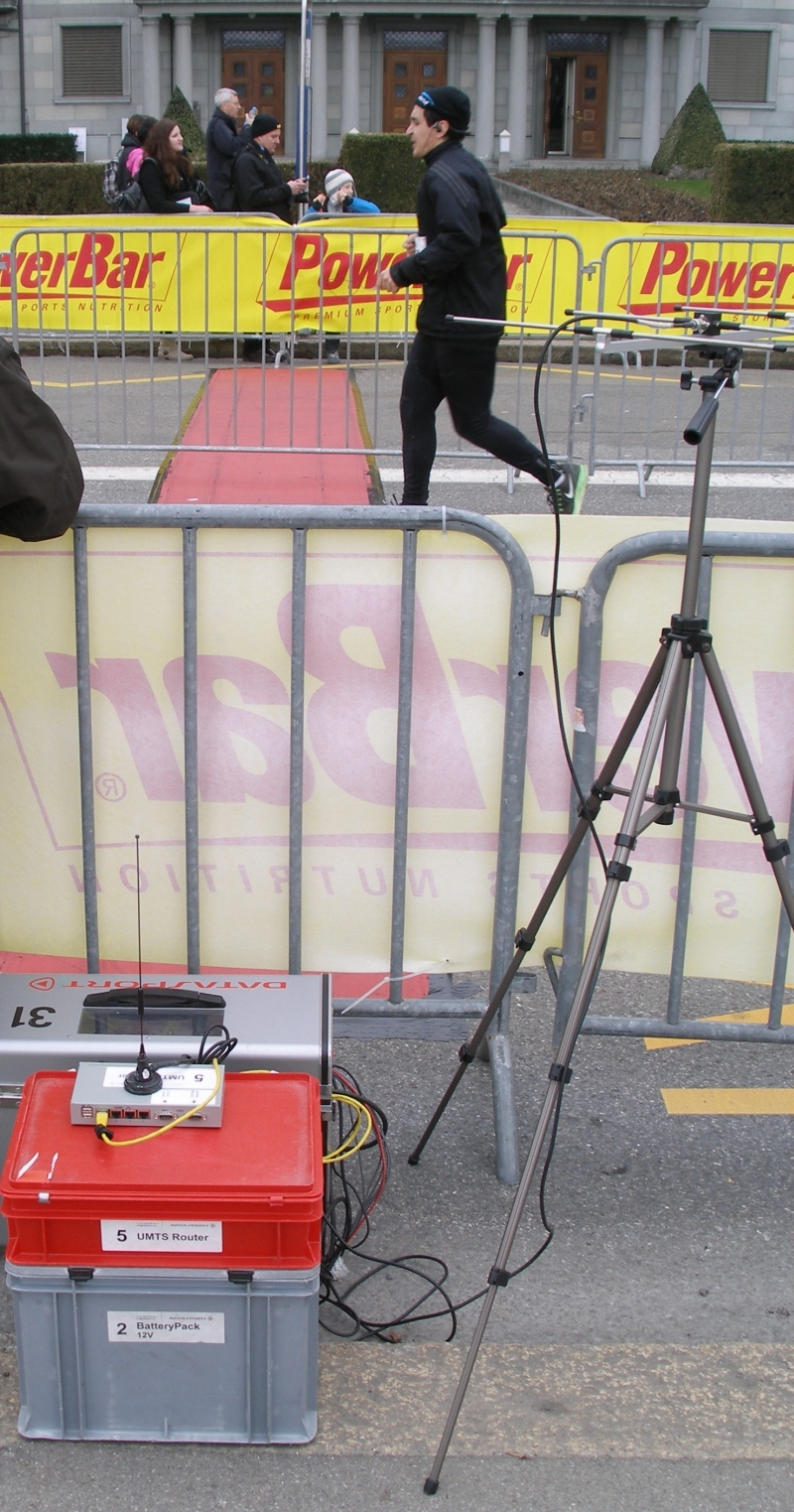 Gehört heute zu den Standards beim Marathon: Elekronische und funkgesteuerte Zeitmessung