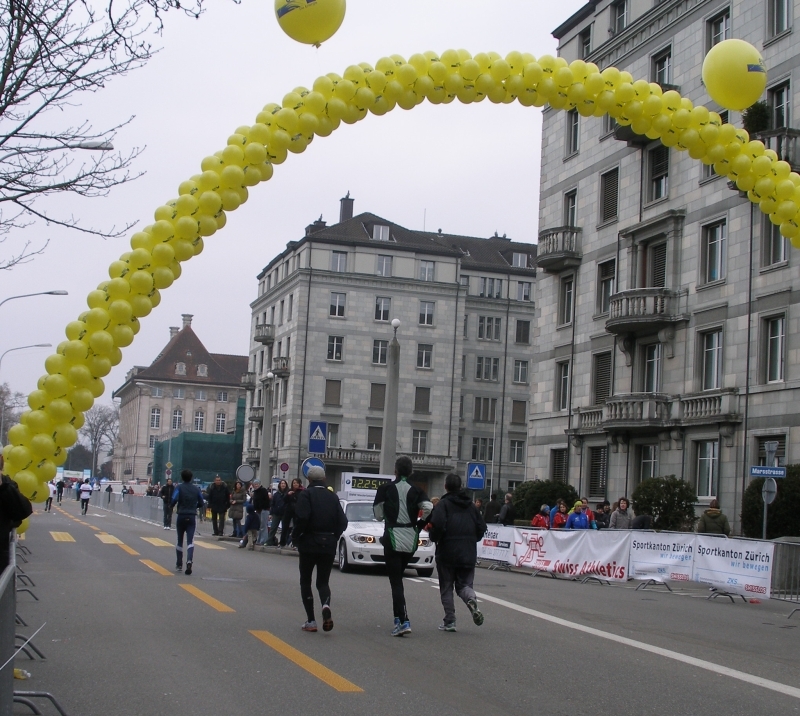 Zieleinlauf: Für jeden ein Glücksgefühl