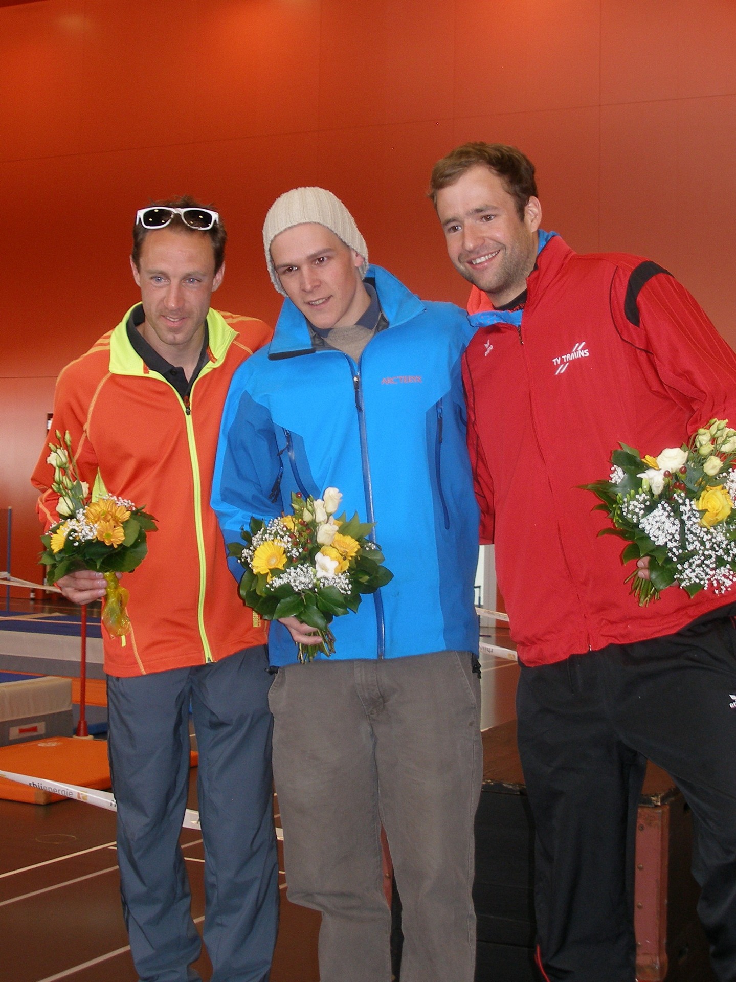 Die schnellsten Herren: Daniel Spadin, Ulisses Joos, Daniel Bolt