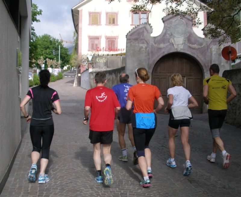 Start zum ersten Training