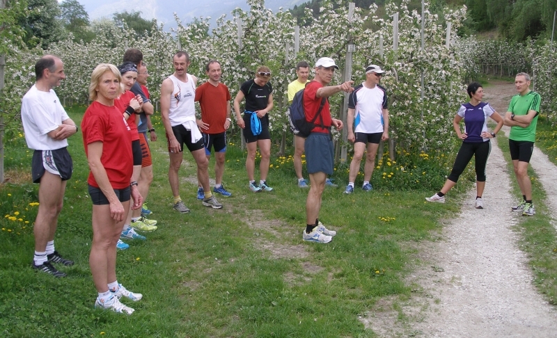 Theorie und Praxis in der blühenden Obstplantage