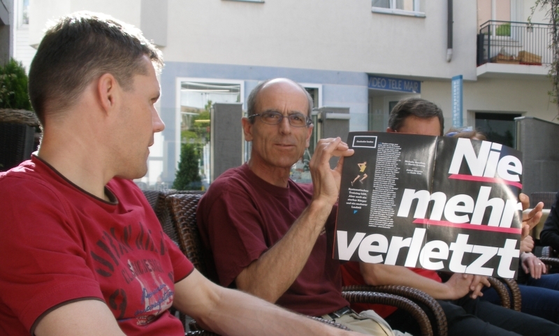 Diskussionsrunde zum Thema Verletzungen