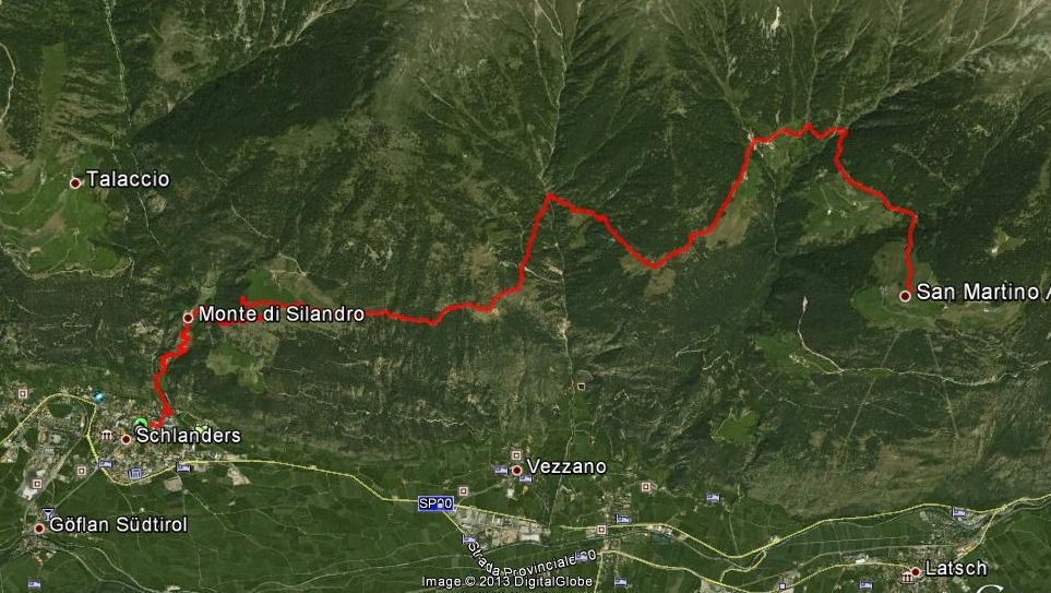 Berglaufstrecke Schlanders – St. Martin